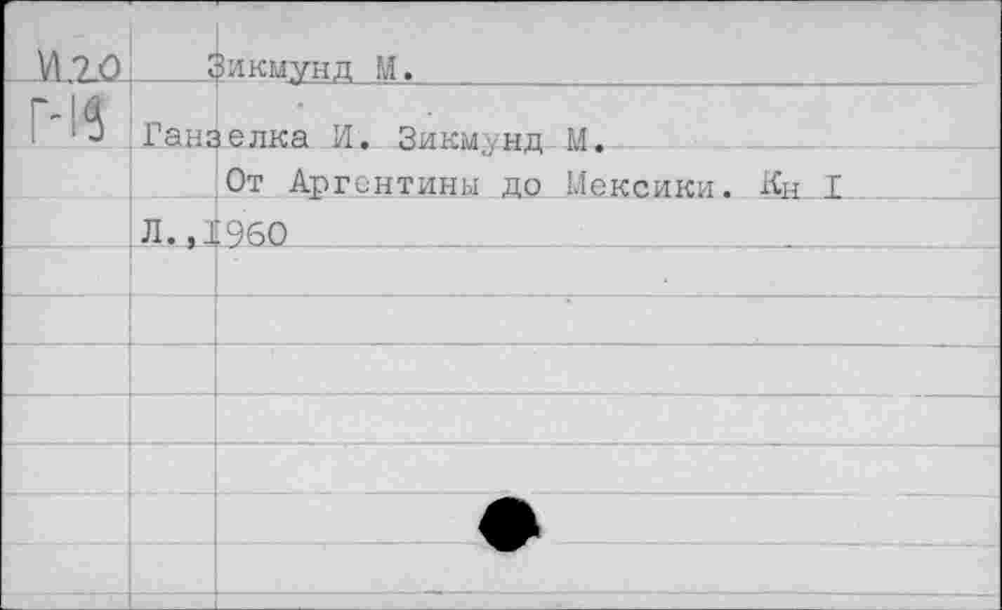 ﻿
. VI2-01	Зикмунд М.
Г	Ганзелка И. Зикм-.нд И.
От Аргентины до Мексики. Кн I
|л,фбо _






г ■	4- 1 . . 		-	:	- 	